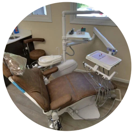 Dental operatory patient chair setup Family Dental Center of Connecticut in Wethersfield CT