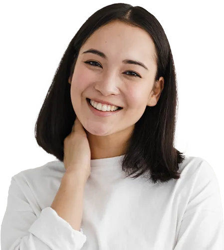 Happy patient smiling dental results