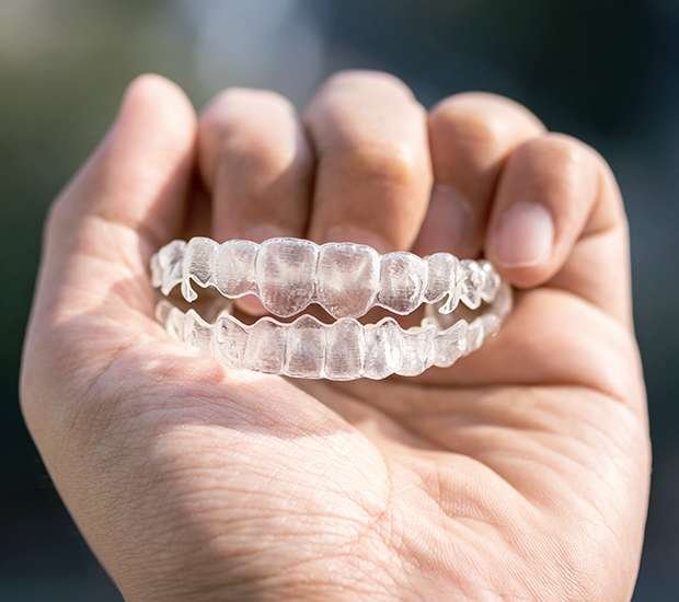 Clear aligners Invisalign tray