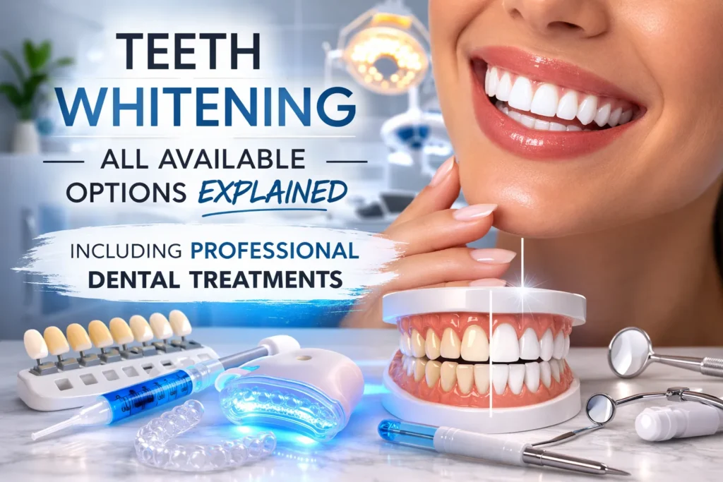 Teeth Whitening: All Available Options Explained