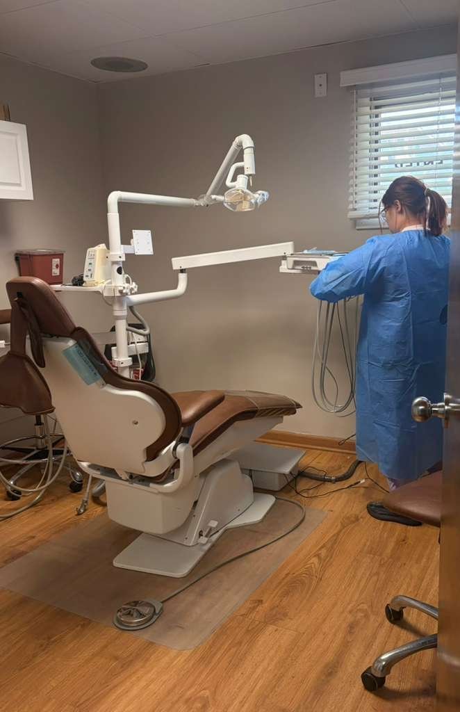 Treatment room at the Wethersfield office, Family Dental Center of Connecticut
